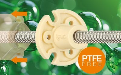 PFAS-tested: dryspin® lead screw nut for quick replacement