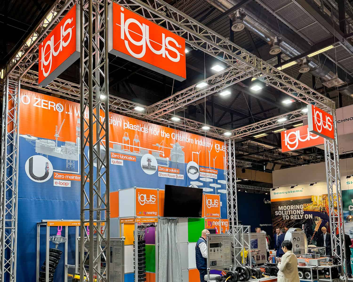 ASI Automatikk booth at ONS 2026 showcasing automation solutions.